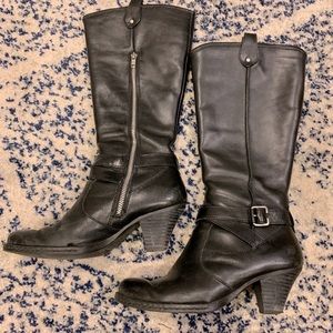 BORN Edwina Tall Leather Boots